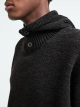 Lemaire - Hooded Sweater in Dark Espresso