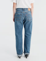 Levi's - 501 90s Jeans Work Yourself Selvedge in Medium Indigo Worn In