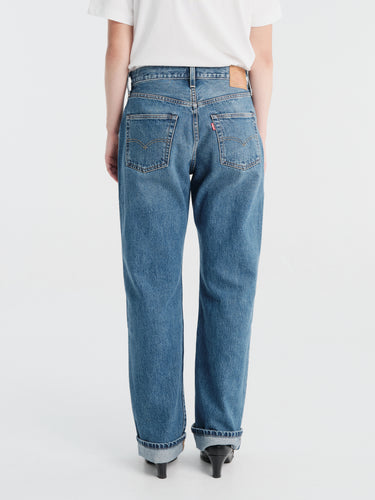 Levi's - 501 90s Jeans Work Yourself Selvedge in Medium Indigo Worn In