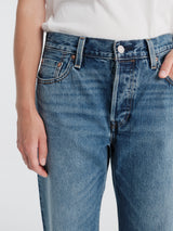 Levi's - 501 90s Jeans Work Yourself Selvedge in Medium Indigo Worn In
