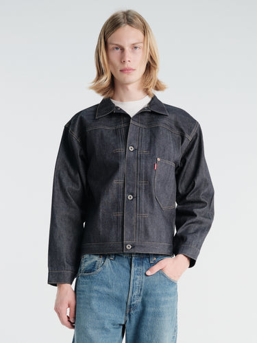 Levi's - Levi's Vintage Clothing Wwii Trucker Jakcet in Rigid Dark Indigo