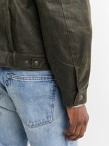 Levi's - Levi's x Barbour Type II Wax Jacket in Olive