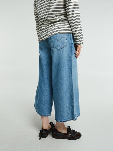 Levi's - Xl Culotte Jeans in Hot And Cold Blue