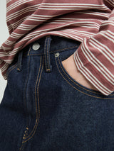 Levi's - High Rise Slit Skirt in Summer Soft Rigid Blue