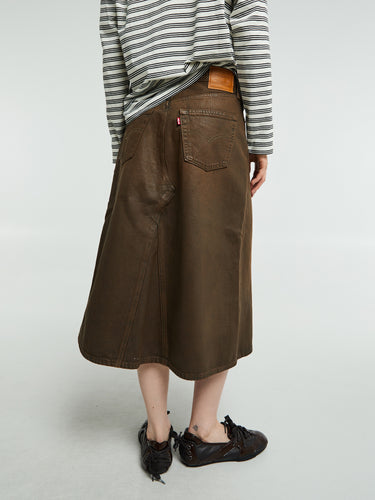 Levi's - Pay Day Skirt in Pay Day Brown