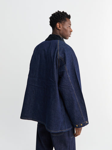 Levi's - Levi's x Barbour Bedale Jacket in Dark Indigo