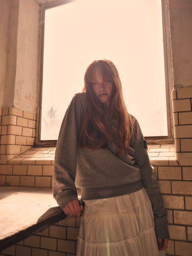 Dunst - Tiered Full Skirt in White