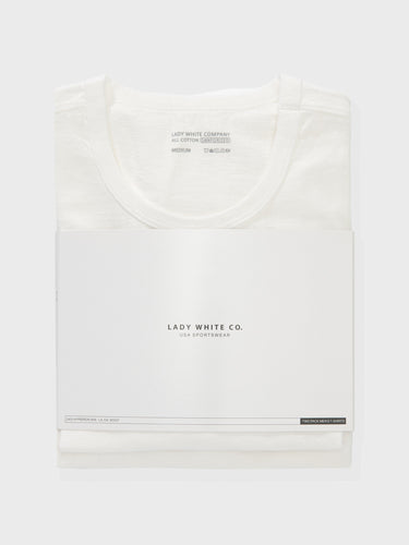 Lady White Co. - Our T-Shirt 2-Pack in White