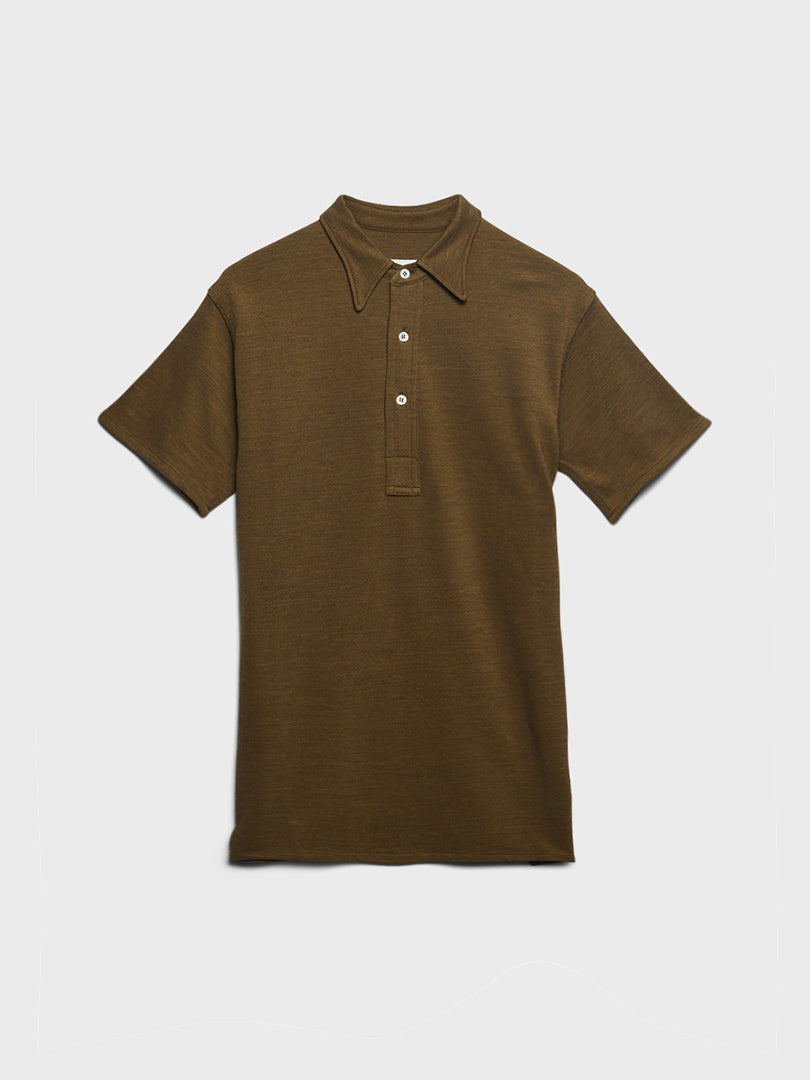 Polo Shirt in Olive