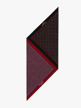 Maison Margiela - Scarf in Black and Burgundy