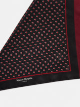 Maison Margiela - Scarf in Black and Burgundy