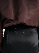 Maison Margiela - Long Drape Skirt in Black