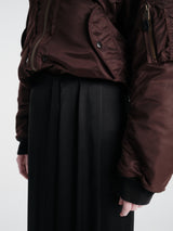 Maison Margiela - Long Drape Skirt in Black