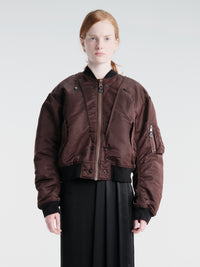 Maison Margiela - Bomber Jacket in Dark Brown