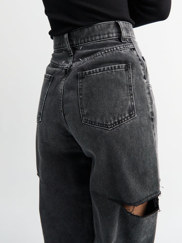Maison Margiela - 5 Pocket Pants in Black Washed