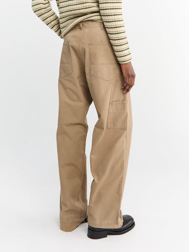 Maison Margiela - 5 Pockets Pants in Stone Washed Beige