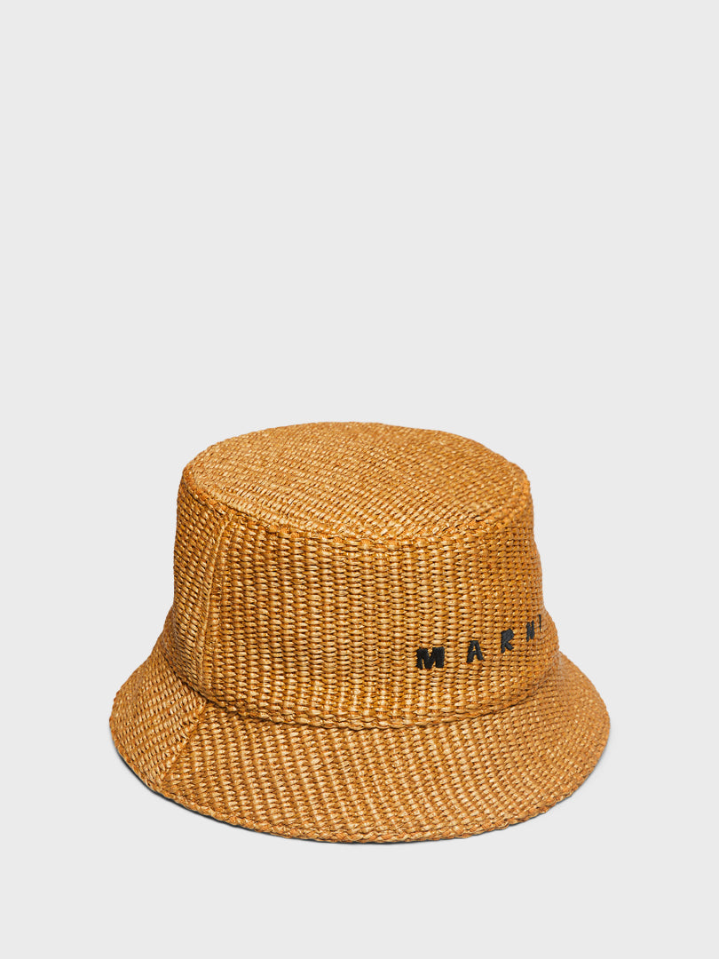 Bucket Hat i Brun