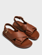 Marni - Fussbett Sandals in Brown