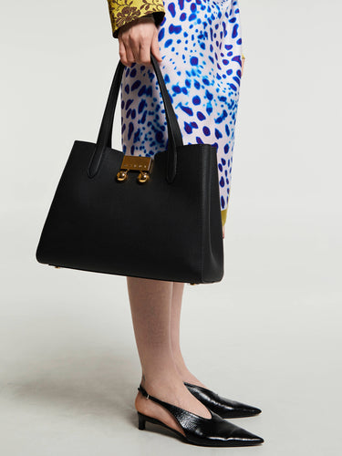 Marni - Small Trunkaroo Tote Bag in Black