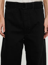 Lemaire - Twisted Belted Pants in Black
