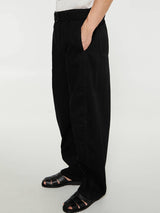 Lemaire - Twisted Belted Pants in Black