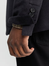 Meta Campania Collective - Udo Cuff Unlined Cashmere 2 Button Notch Lapel Jacket in Black