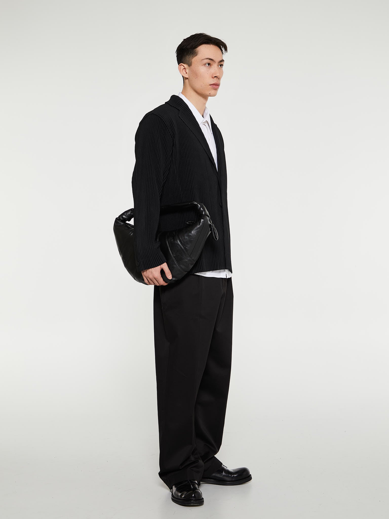 Patch Trousers in Black