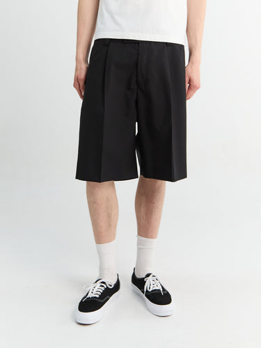 mfpen - Classic Shorts in Black Tropical Wool