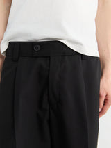 mfpen - Classic Shorts in Black Tropical Wool