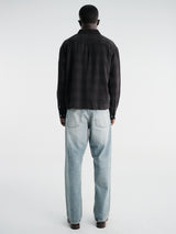 mfpen - Priority Shirt in Overdyed Black Check
