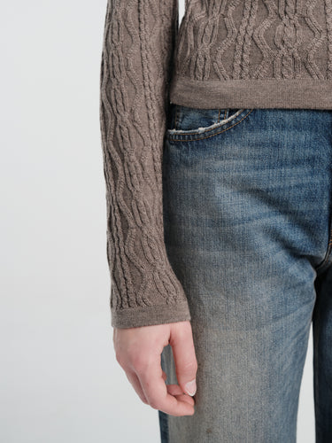 mfpen - Bateau Jumper in Harvest Cable
