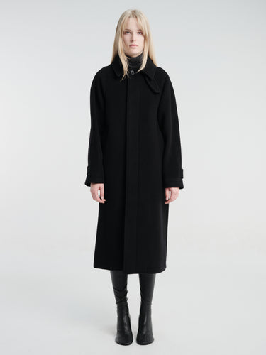 mfpen - Installation Coat in Black Recycled Wool