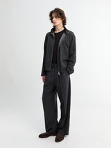 mfpen - Relaxed LS Tee in Black Lace Stripe