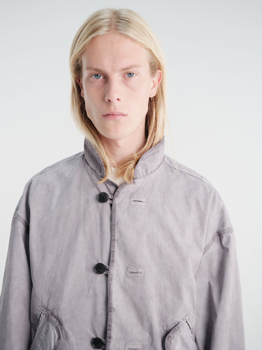 mfpen - Liner Jacket in Dusty Amethyst Dense Cotton