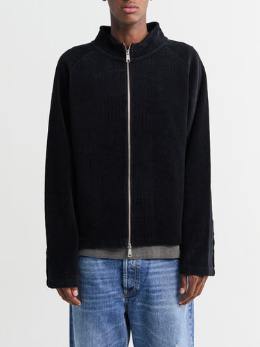 mfpen - Leisure Zip Up in Black