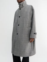 mfpen - Client Coat-Grey Glen Check