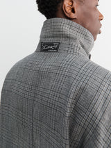 mfpen - Client Coat-Grey Glen Check