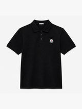 Moncler - Shortsleeved Polo in Black