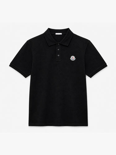 Moncler - Shortsleeved Polo in Black