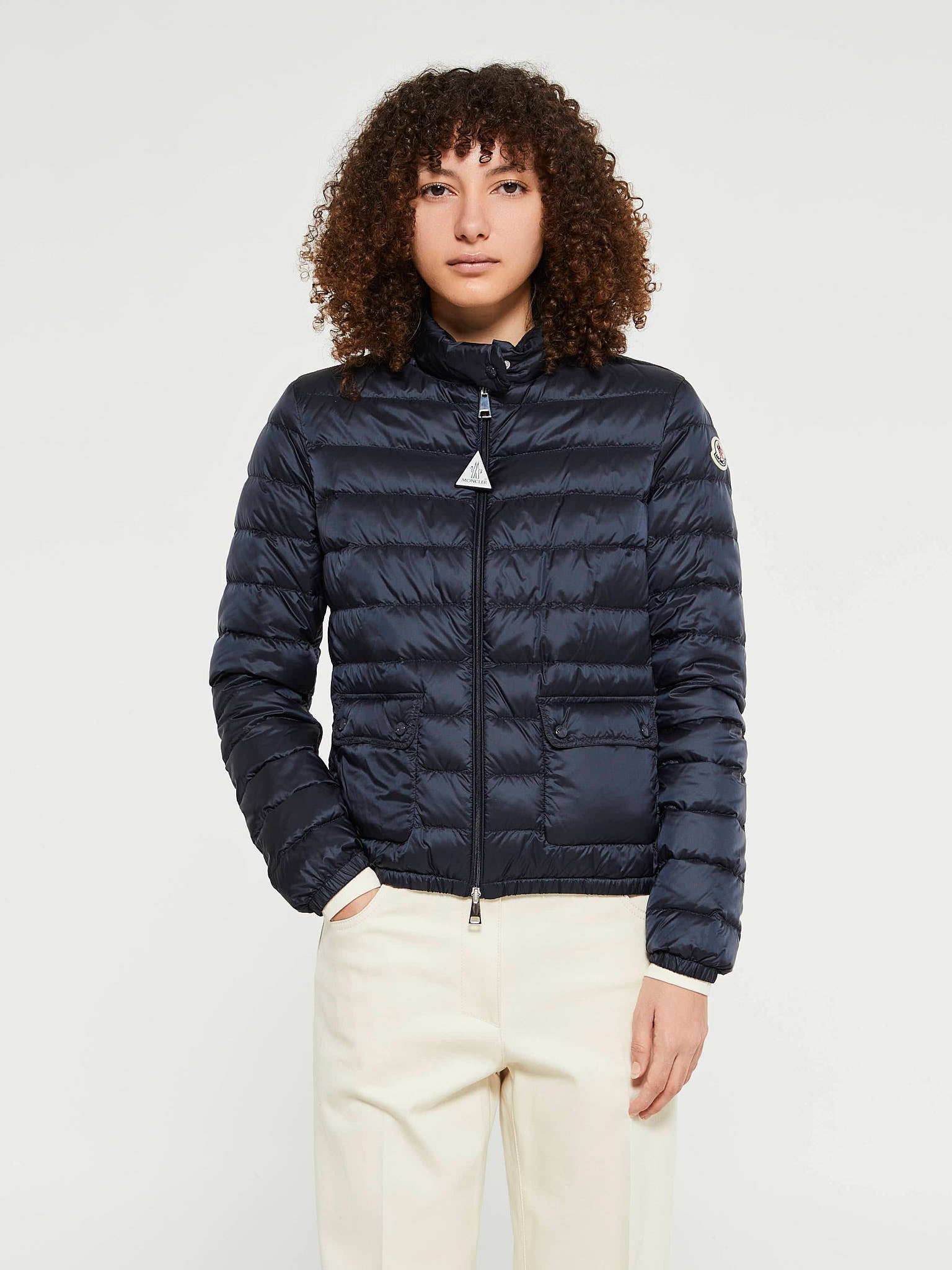 Moncler Lans Jacket in Navy – Stoy - Main Image