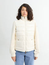 Moncler - Zip Up Cardigan in Natural