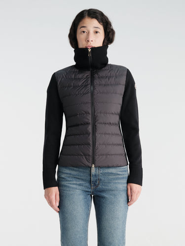 Moncler - Down Cardigan Jacket in Black