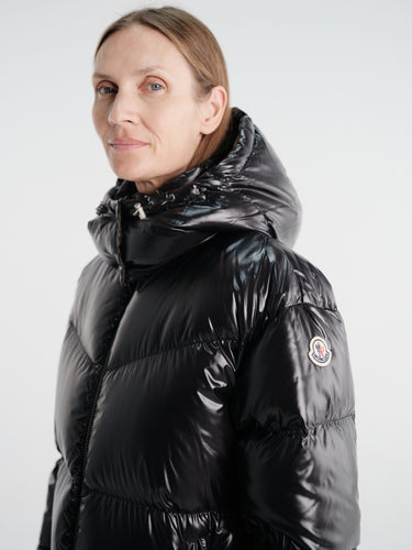 Moncler - Harfang Long Coat in Black