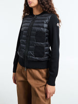 Moncler - 9B51000 Cardigan Tricot in Black