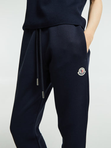 Moncler - Logo Patch Cotton Fleece Track Pants
