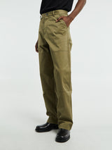 Moncler - Trousers in Olive Green