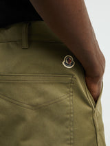 Moncler - Trousers in Olive Green