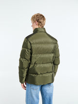 Moncler - Virolais Short Down Jacket in Olive Green