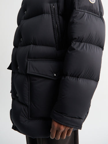 Moncler - Bretagne Short Parka in Black
