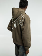Museum of Peace & Quiet - WARPED HOODIE in Coffee